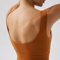Fixed cup all-in-one sports intimatesoutwearbubble wrap anti-sagging high-strength shock-absorbing vest-style bra yoga suit