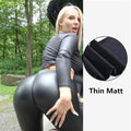 Ins style pu leather pants high waist sexy independent station cross-border hot style multi-color leather pants women's bottom pants women's four-way stretch