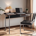 Used solid wood desk retro home office computer desk small apartment minimalist vanity table ultra-narrow study writing desk