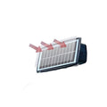 Solar powered outdoor garden lights, waterproof wall washers for home, villa, and fence lighting, landscape decorative spotlights