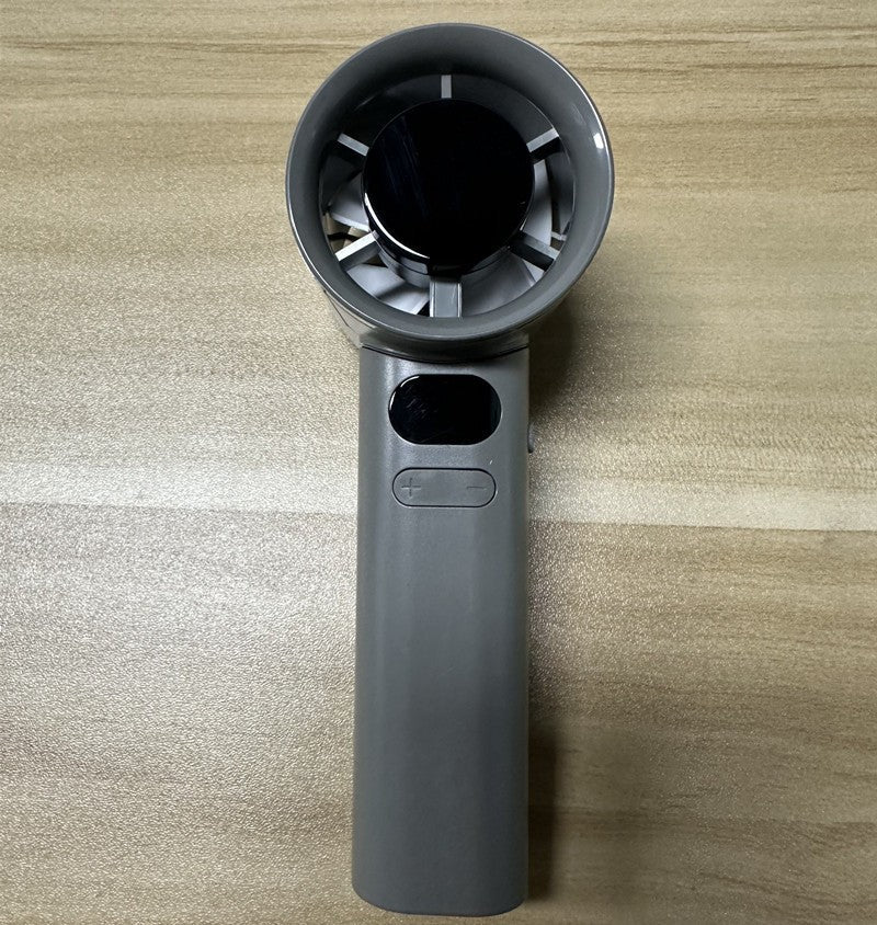 Southeast asia's hottest seller: m11 mini handheld fan - usb rechargeable, digital display, 120-speed turbine high-speed fan