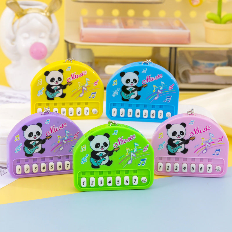 Mini pocket piano kids electronic keyboard - playable, light-up, creative, high-value keychain charm toy