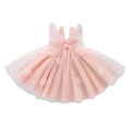 Girls' mesh suspender summer dress - new angel princess style, kids' vest, puffy, cute children's clothing