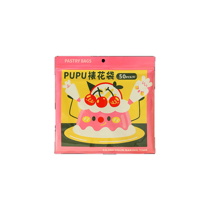 Baby food supplement making with piping bags, food grade piping bags, disposable baking tools, for home complete set of milking flowers