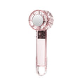 new product transparent handheld ice fan usb high wind power outdoor portable semiconductor turbine cooling fan