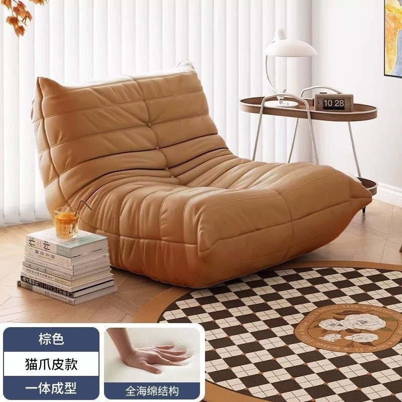 Caterpillar lazy sofa can lie down and sleep huge sofa balcony tatami single sofa chair bedroom small sofa