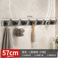 No punching clothes hook, door rear clothes hanger, wall-mounted door entrance, coat cabinet hook, strong row hook