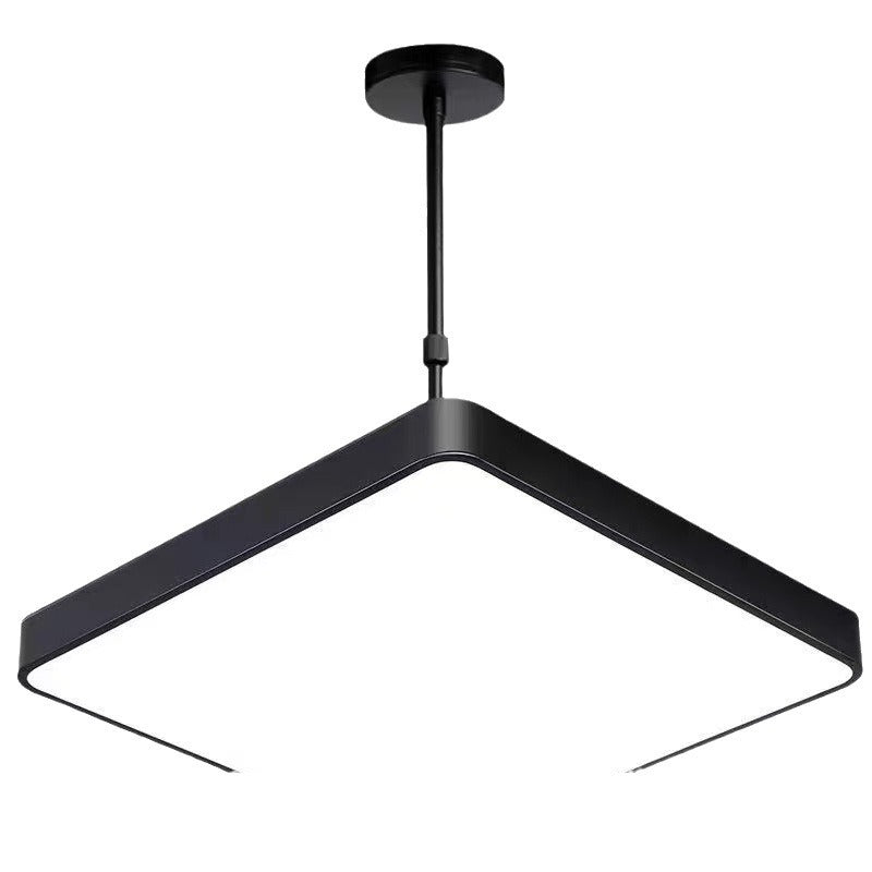 LED sloping roof square sloping roof square chandelier restaurant living room duplex loft commercial store creative lighting