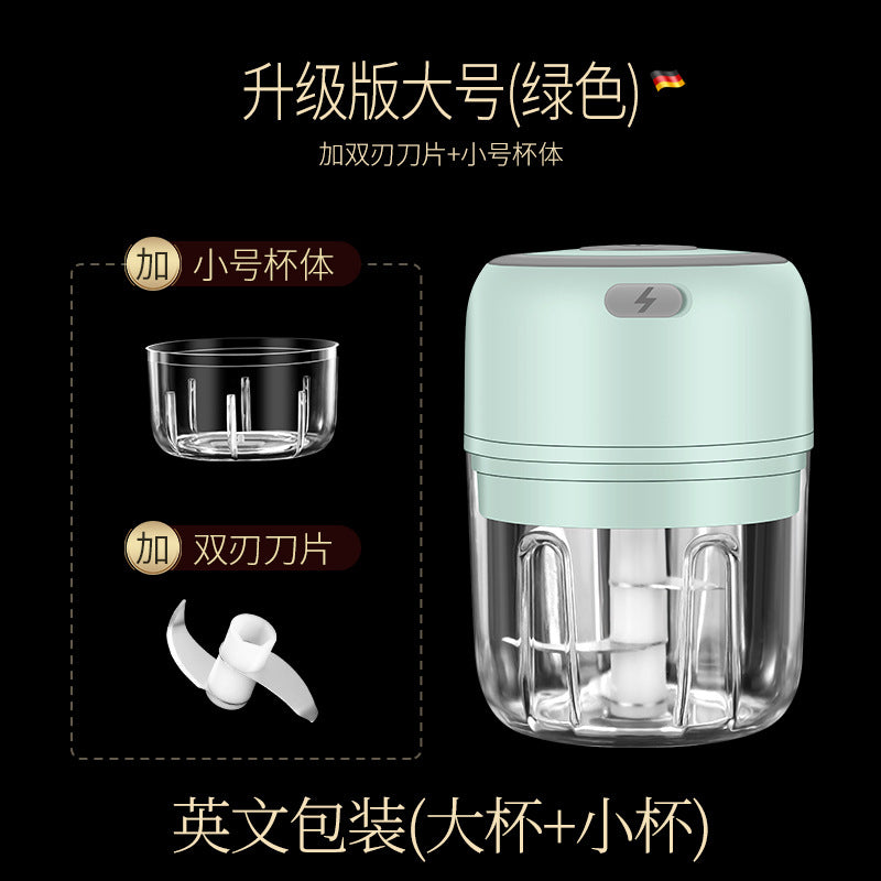 Baby, baby food aid, cooking machine, electric garlic puree, grinder, electric garlic masher, garlic grinder, garlic beating