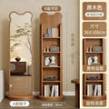 High-end new chinese style dressing mirror - bear rotating full-length mirror multifunctional floor-standing bookshelf try-on mirror