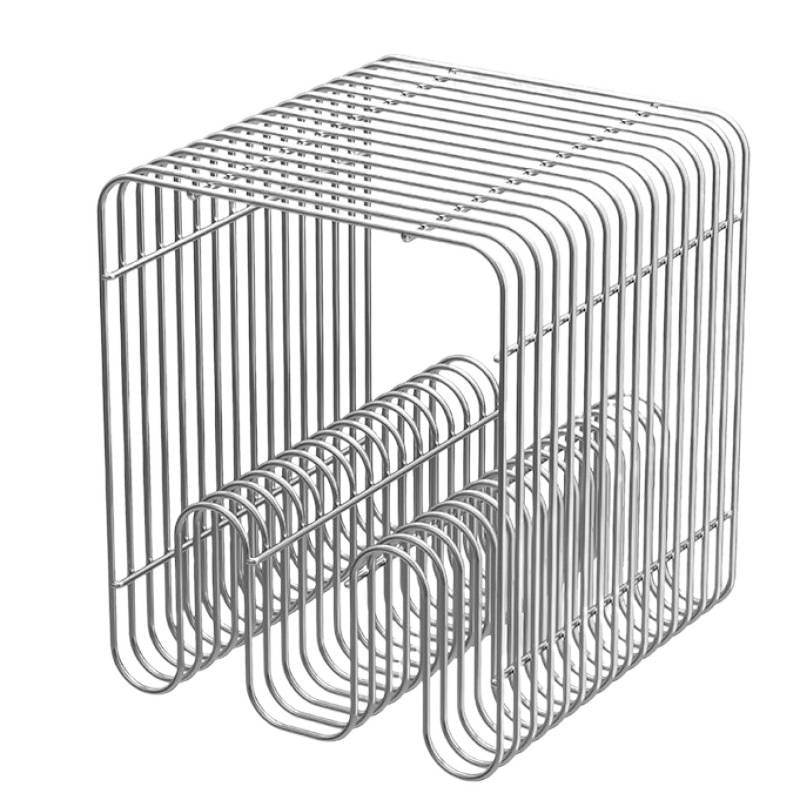 Same-day delivery of metal line coffee table, bedside table, storage bookshelf, small table, floor-standing wall-mounted storage rack, sofa side table