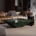 Natural luxury stone coffee table living room for homeclassy coffee table combination house large flat floor designer marble coffee table