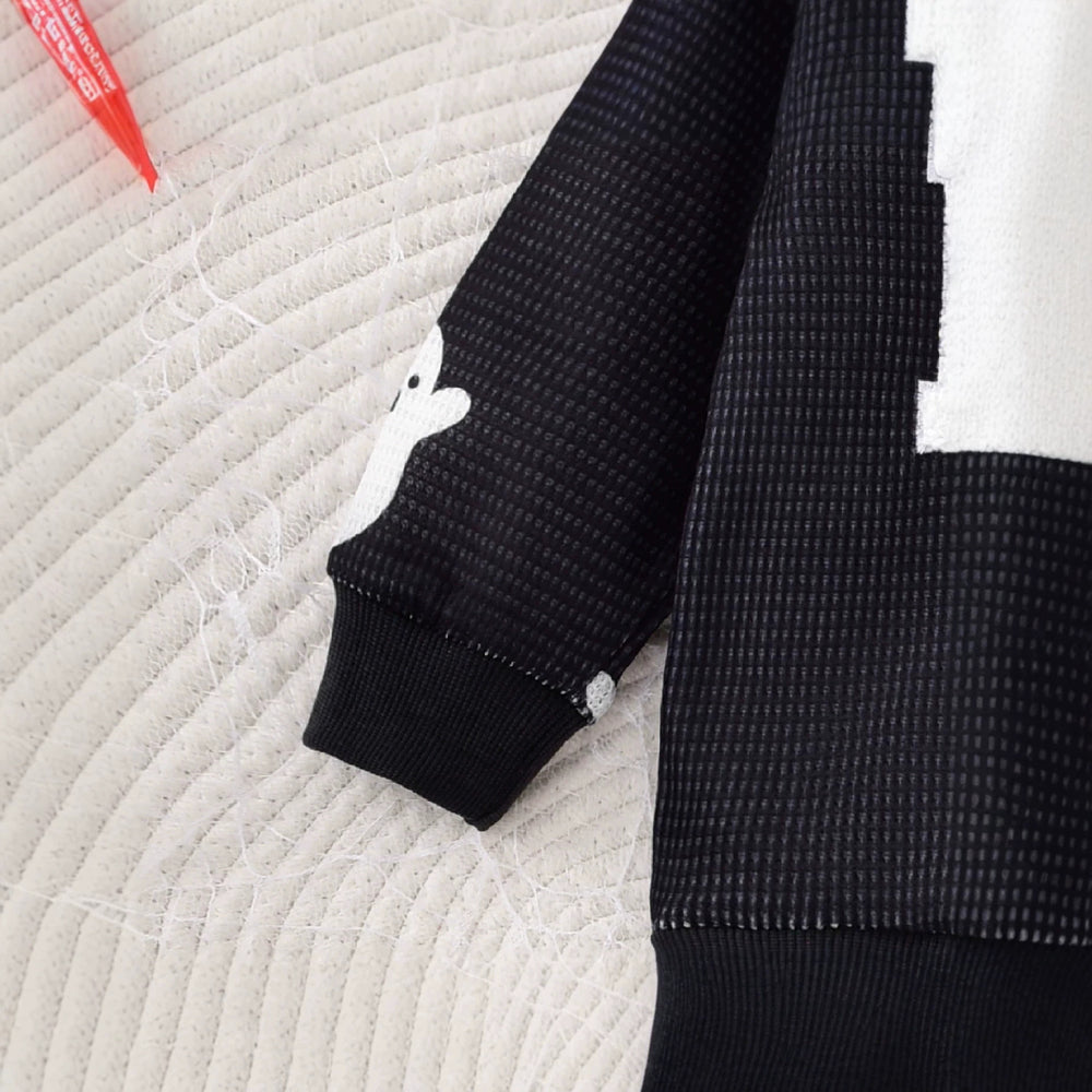 cross-border fashion: new halloween long-sleeve outfit set for girls (us/eu)
