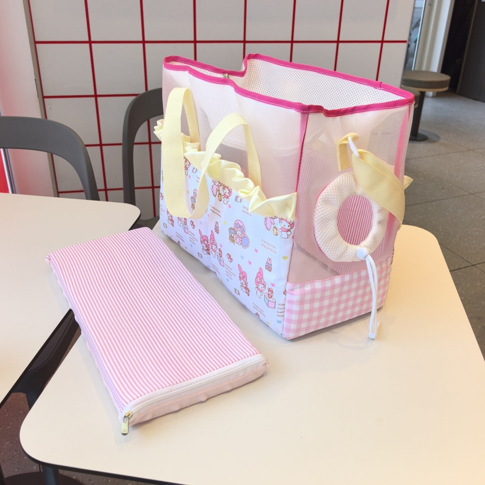 Cat bag dog bag summer pet outing portable all year round breathable style teddy small size dogs cat lace satchel backpack