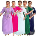 fashionelegancepleated skirt long skirt  women's clothing plus sizedress