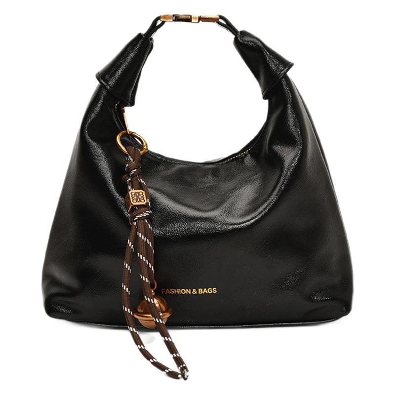 Retro hand bag women's 2025 new autumn fashion soft leather dumpling bag high-grade texture shoulder messenger bag