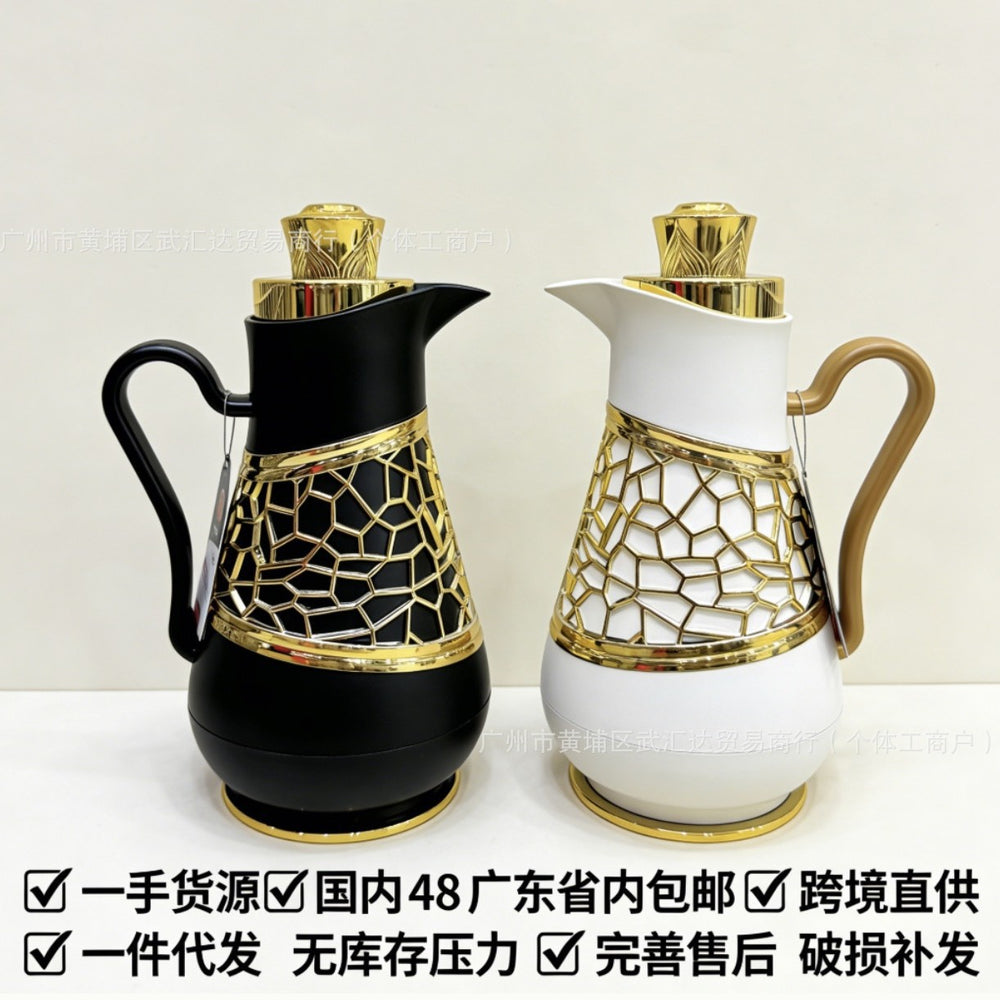 Accessible luxury insulated water kettle large capacity hot water kettle dormitory pattern scandinavian insulated kettle good-lookingfor home thermos bottle wholesale