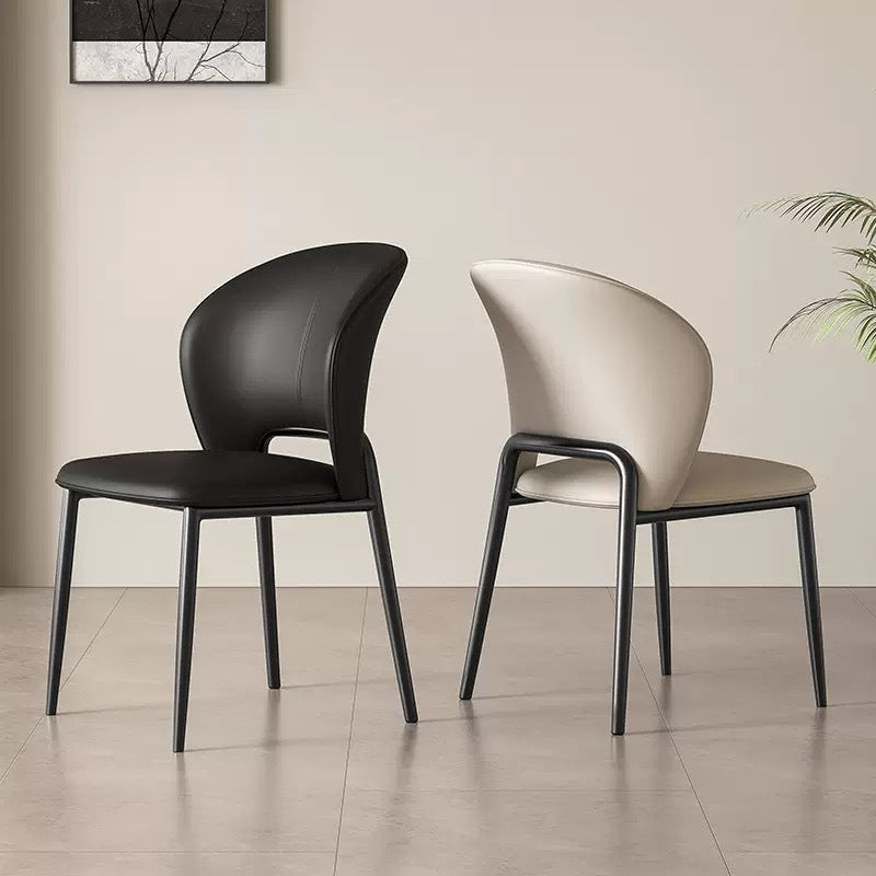 Customized dining chair Club restaurant Hotel cafe Living room Household Italian light luxury dining chair Leisure dining chair customization