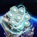 Wholesale 8w multi-function head shaver, fully washable electric razor, rechargeable shaving machine, washable