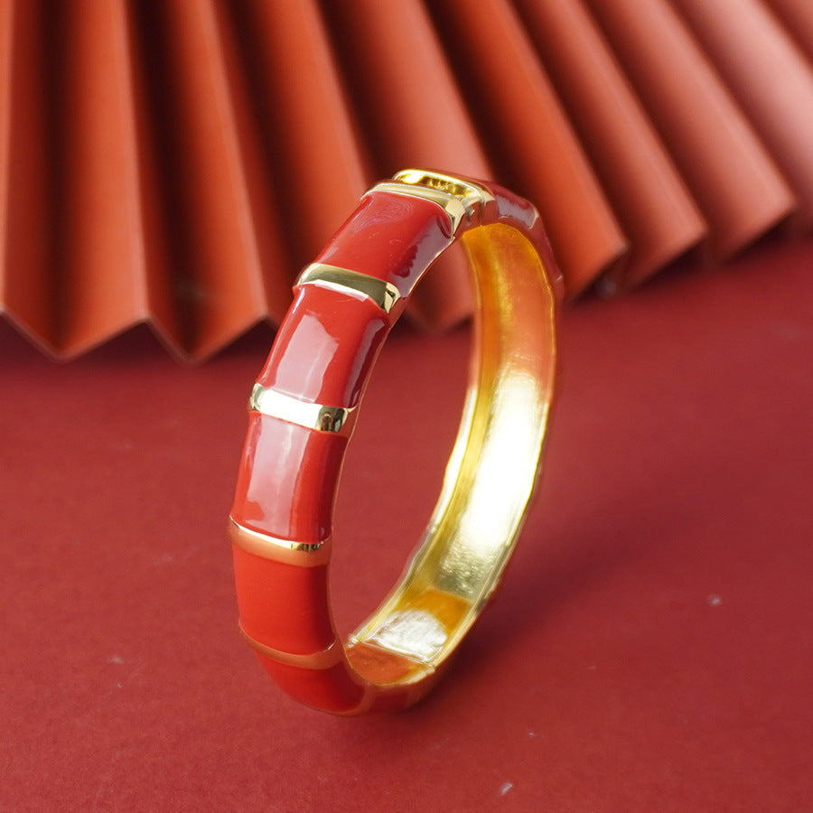 Middle eastern women's elegant spring bangle, vintage ethnic style unique design, christmas gift for girls, birthday present