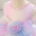 baby girl birthday first birthday princess dress gradient colorful skirt sleeveless girl dress european and american style in stock