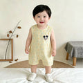 Newborn romper summer outfit cute cartoon onesie vest clothes boy sleeveless baby infant bodysuit