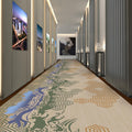 Custom hotel corridor aisle carpet, thickened 800g, fire-retardant, full coverage, for office buildings, offices, living rooms, bedrooms, and commercial use