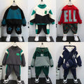 Boys' hoodie and pants set - new autumn/winter  collection: stylish and trendy two-piece tracksuit for kids