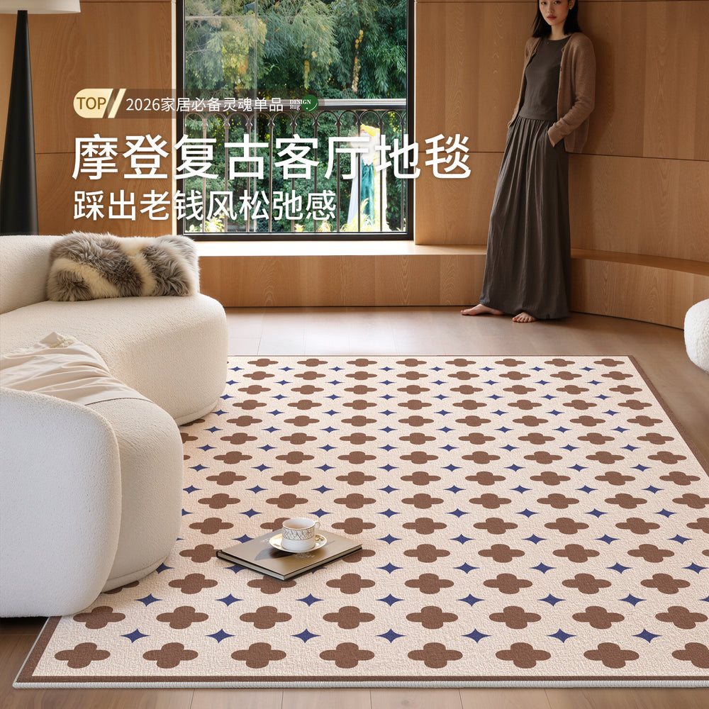 Carpet living room retroclassy sofa coffee table cushion medieval waterproof anti-fouling bedroom large area full bed blanket