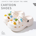 2025 new platform clogs for women - closed toe, non-slip, odor-resistant, comfortable summer fashion slides for outdoor wear