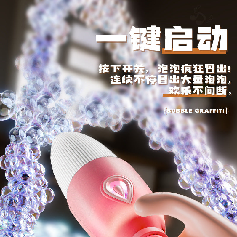 magic electric bubble pen brush pen handheld writing graffiti fully automatic electric bubble machine toy