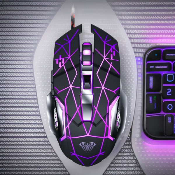 Tarantula S20 wired mouse usb desktop laptop eat chicken cflol luminous game e-sports macro programming