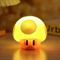 Creative nostalgic mario cute mushroom night light with sound effects, usb decorative lamp, gaming atmosphere light
