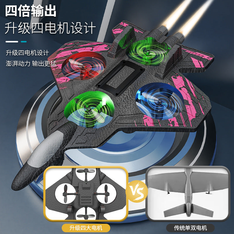 hot-selling remote control aircraft, gravity stunt foam toy, colorful rechargeable model, drop-resistant four-axis, factory wholesale price