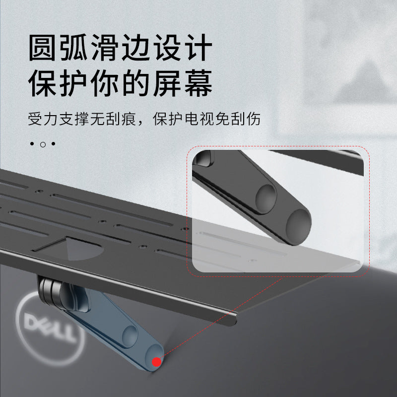 No punching cold rolled steel TV set-top box rack invisible storage artifact box router bracket wall bracket