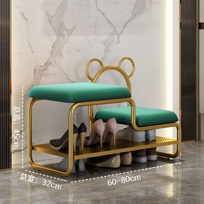 Entrance shoe stool, scandinavianfor home shoe changing stool, popular sofa stool, bench, door shoe rack, shoe cabinet, stool all-in-one