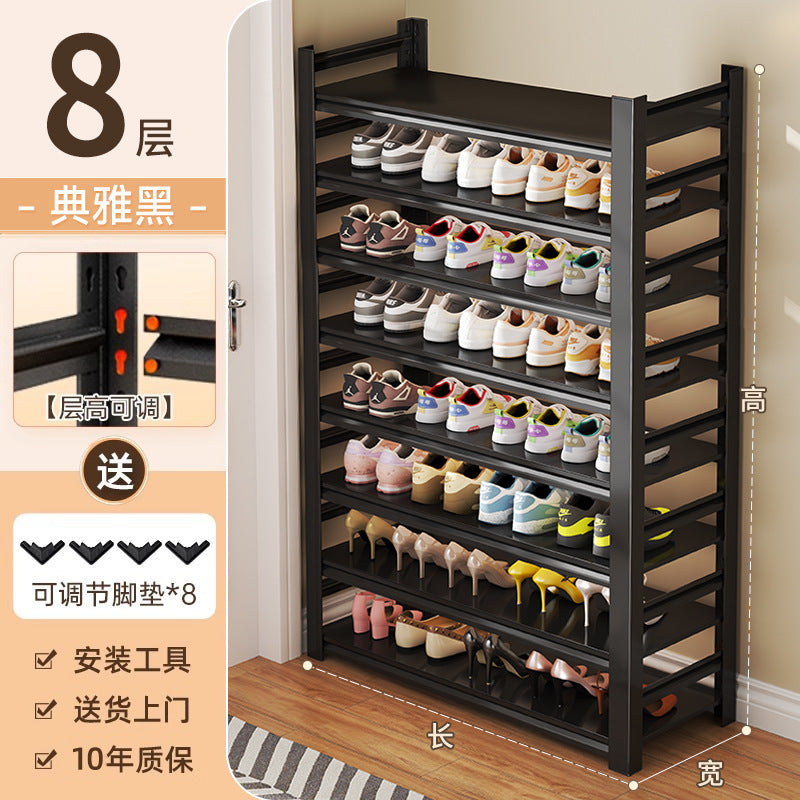 For homesteel shoe rack door floor-standing multi-layer storage rack simple entrance entrance door shoe cabinet storage rack