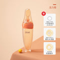 Baby food feeding spoon, silicone spoon, newborn rice cereal spoon, bottle-feeding soft squeeze spoon, baby feeding supplement tool