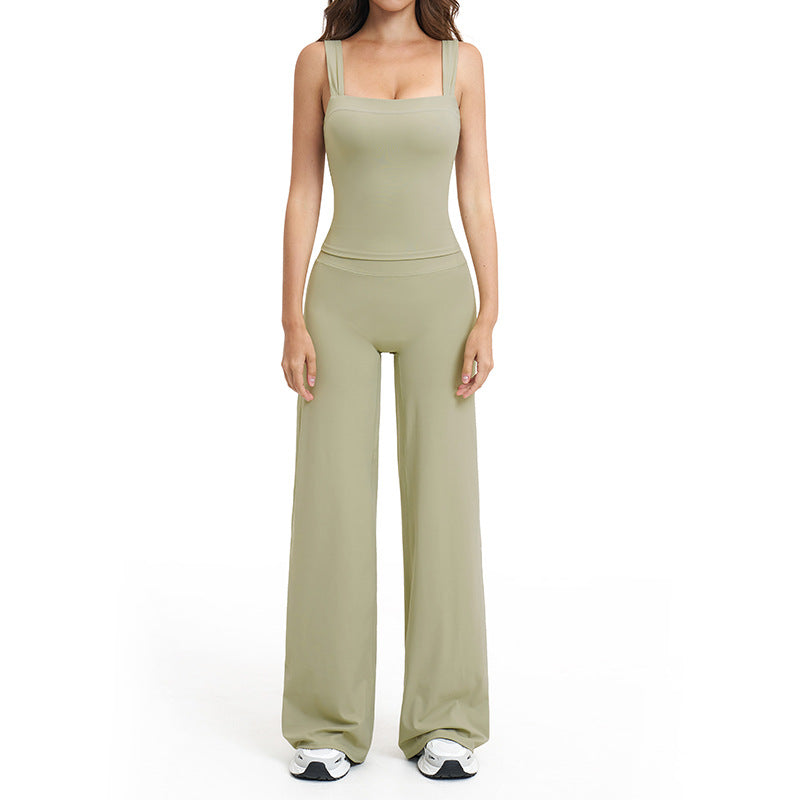 brushed new arrival yoga suit silmslimming look quick-drying fitness clothes outdoor running sports suit for women 4520