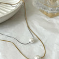 Pearl necklace wholesale - european & american cross-border jewelry - women's high-end, minimalist, versatile, niche design pendant - light luxury necklace