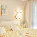 Modern minimalist cream style  new bedroom bedside lamp wall lamp creative cartoon children's room eye protection lamp