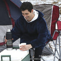 Outdoor cold-proof coral velvet pajamas pullover fleece jacket hooded lazy tv blanket nightgown pullover tv blanket