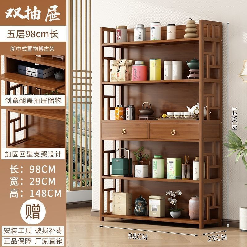 Storage rack tea cabinet office tea cabinet for home tea display cabinet table side cabinet tea tea set storage cabinet