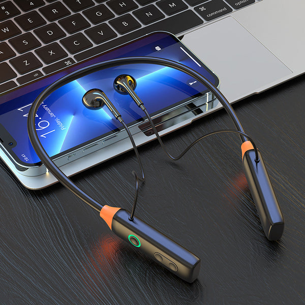 The new wireless neck microphone supports monitoring ear reflection camera Bluetooth backing tracking sports microphone radio microphone