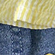 Kids clothing cross-border exclusive for european and american girls new arrival children's yellow suspender tops + blue shorts