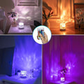 Dynamic ripple night light - ambient bedroom bedside lamp - romantic starry sky night light - bedroom sleep light