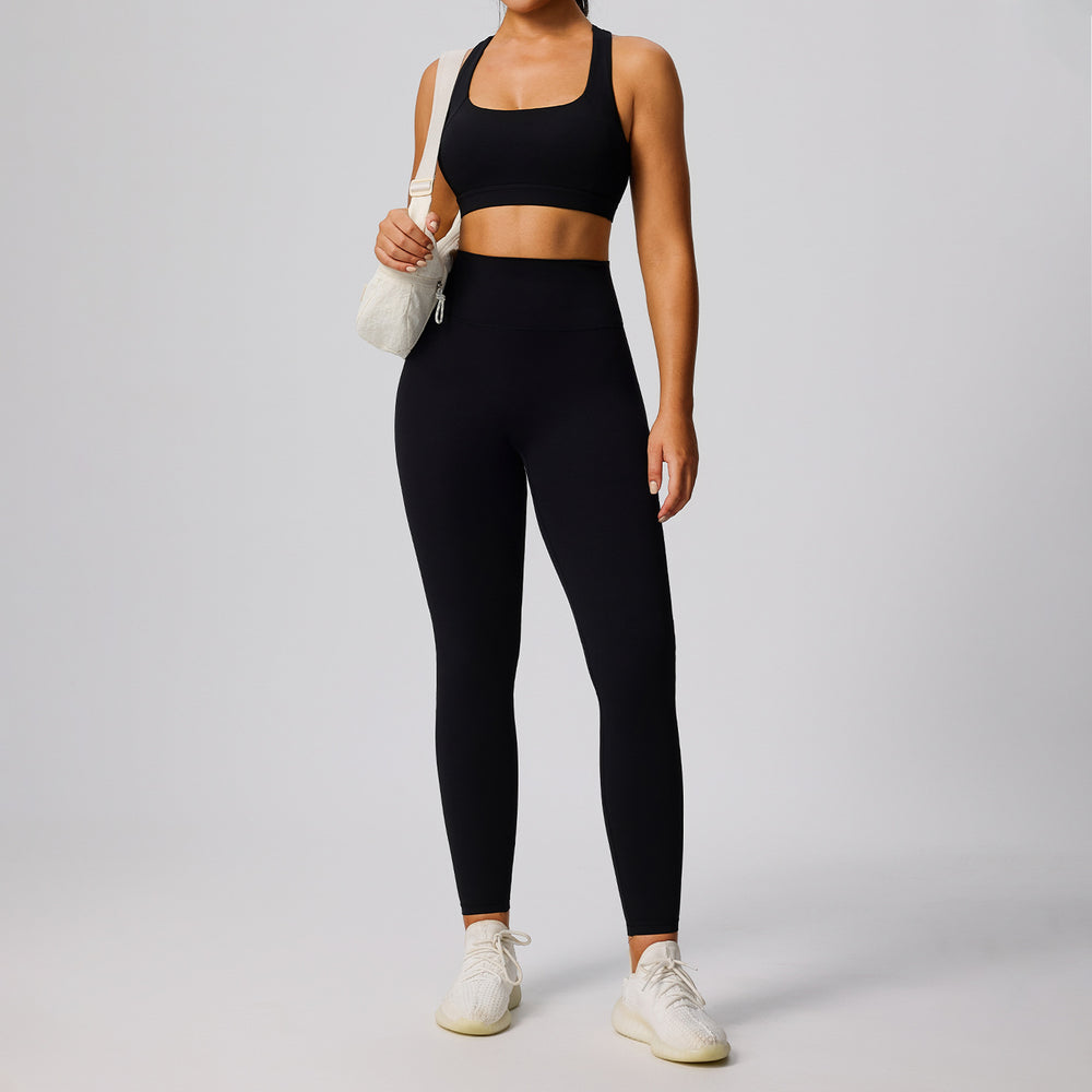 Amazon women's two-piece activewear set: high-waisted, butt-lifting, compression workout outfit - quick-dry, breathable yoga set