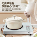 2025 electric ceramic cooktop, 5000w high-power multifunctional induction cooker for home use, universal cookware compatibility, smart stir-fry function, waterproof and anti-radiation