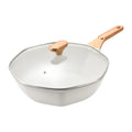 【】medical stone octagonal pot non-stick pan oil-free pan neutral cooking pot non-stick pan