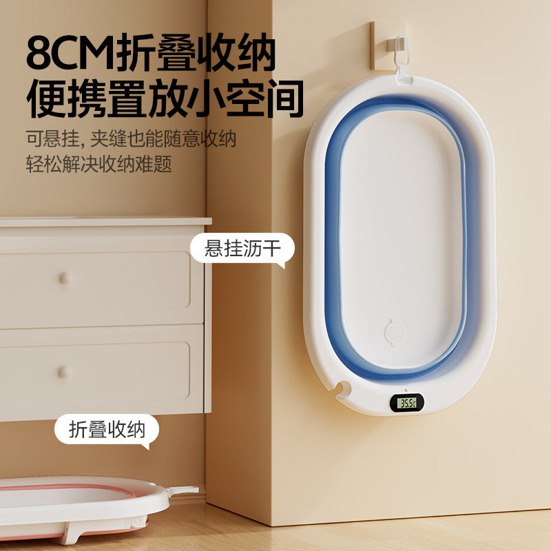 Source factory processing, wholesale, and customization of baby folding bathtubs, baby bath tubs, newborn bathing buckets, and wash basins